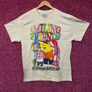 Smiling Friends "We Technically Made You Smile" Graphic T-shirt Large